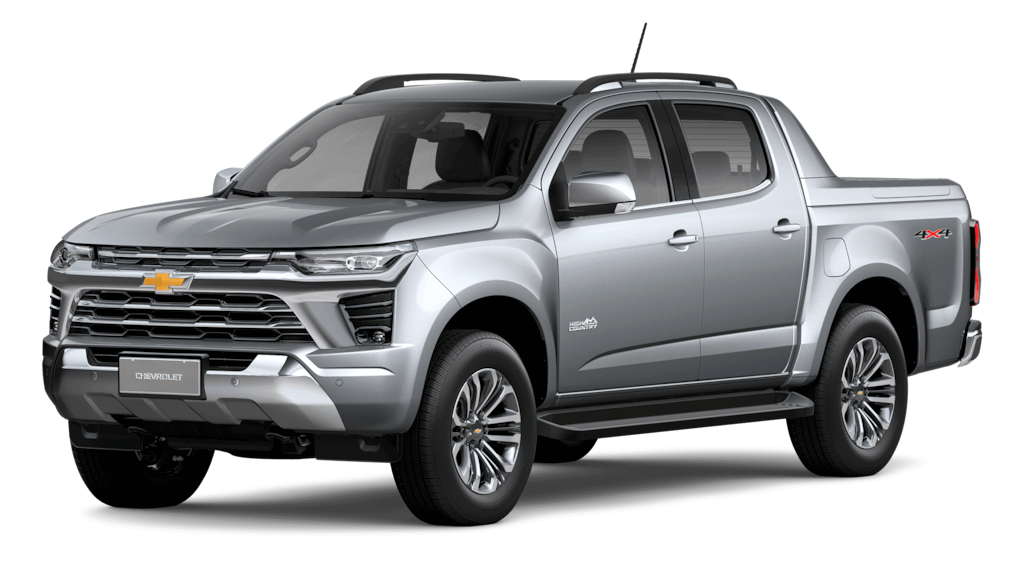 S10 High Country na cor prata shark
