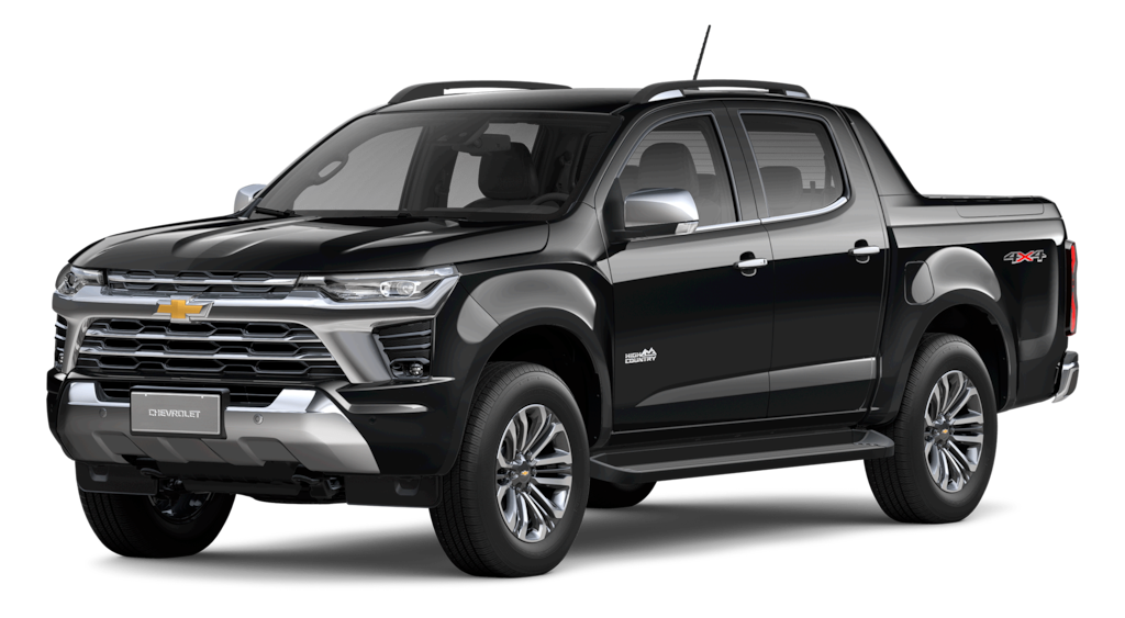 S10 High Country na cor preto ouro negro